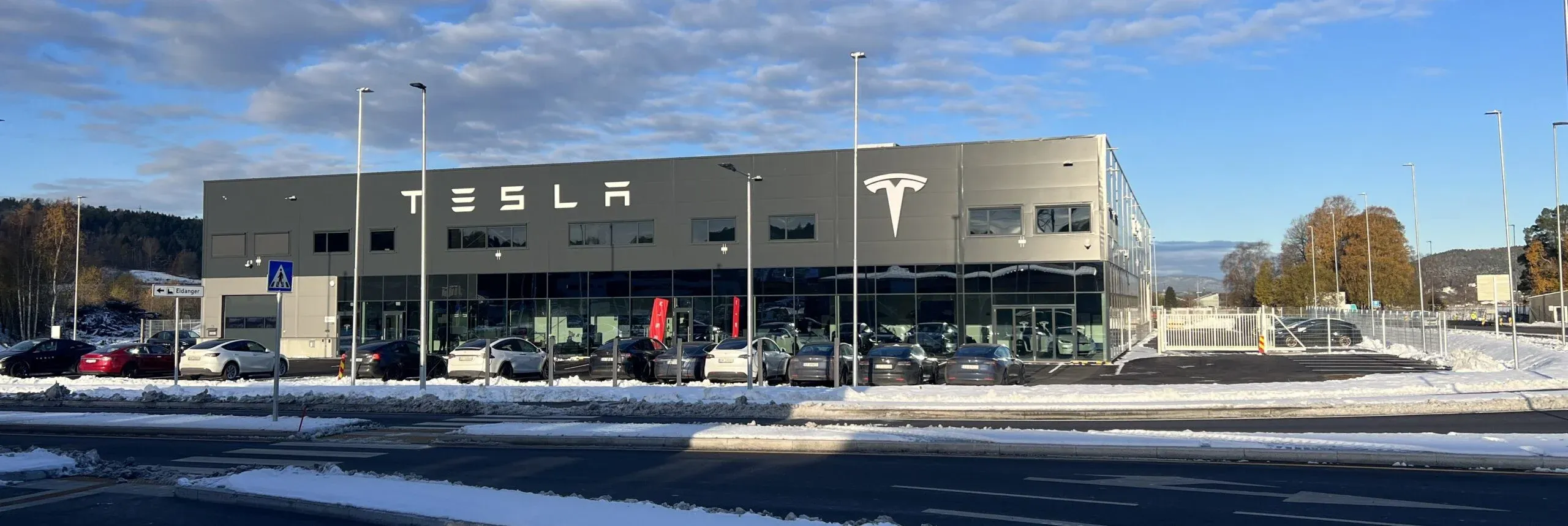 Ferdigstilt tesla bygg 